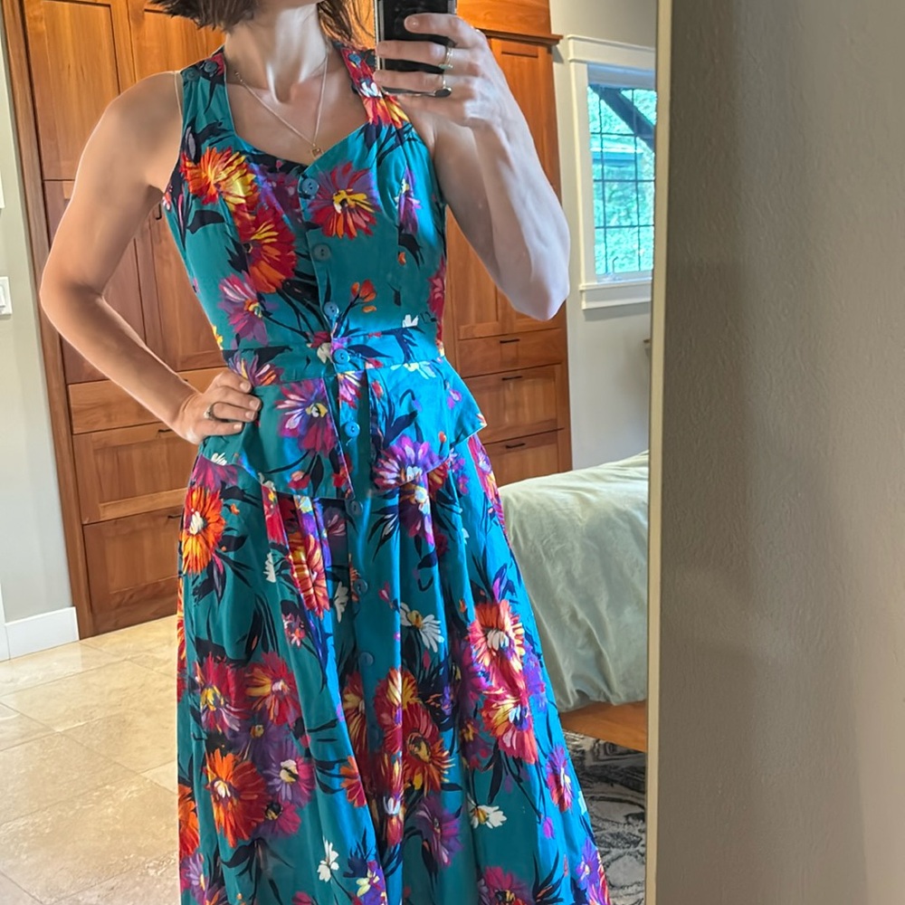 Choon California Floral Fit an Flare Dress